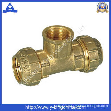 Brass Elbow Tee Coupling for Pipe Fitting (YD-6047)